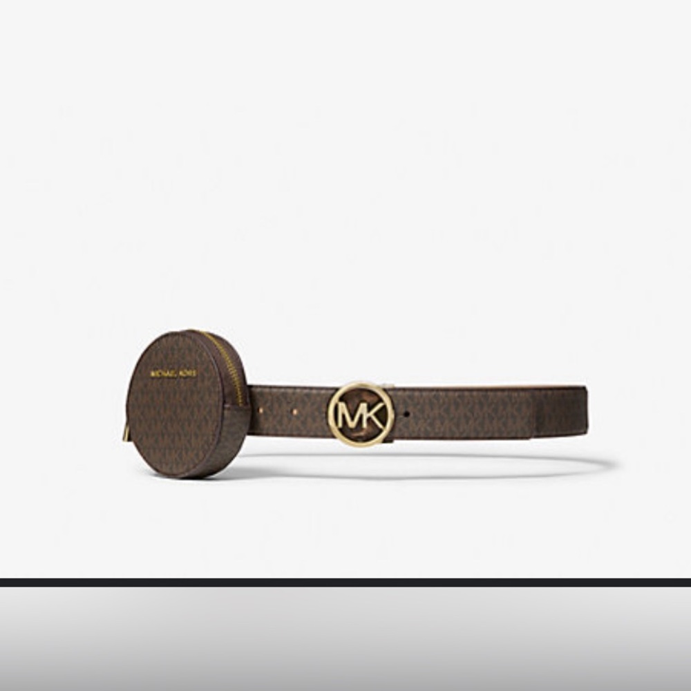 MICHAEl Michael Kors logo belt with coin pouch